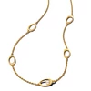 Kép 1/3 - Pandora 14K aranyozott organikus formájú ovális nyaklánc - 363883C01-45
