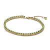 Kép 1/3 - Pandora 14K aranyozott szikrázó zöld tenisz karkötő 16 cm - 561469C02-16