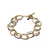 Kép 1/3 - Pandora 14K aranyozott organikus formájú szemes karkötő 18 cm - 563864C00-1