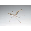 Kép 3/3 - Pandora 14K aranyozott organikus formájú szemes karkötő 18 cm - 563864C00-1