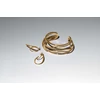 Kép 3/3 - Pandora 14K aranyozott organikus formájú sodrott nyitott karperec 16 cm - 563867C00-1
