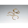 Kép 3/3 - Pandora 14K aranyozott Csavart nyitott karperec 16 cm - 563869C00-1