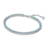 Kép 1/3 - Pandora szikrázó világoskék tenisz karkötő 16 cm - 591469C03-16