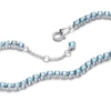 Kép 2/3 - Pandora szikrázó világoskék tenisz karkötő 16 cm - 591469C03-16