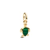 Kép 1/3 - Pandora Me 14K aranyozott zöld teknős mini függő charm - 763823C01