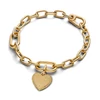 Kép 3/3 - Pandora Me 14K aranyozott gravírozható szív függő charm - 763824C00