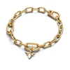Kép 3/3 - Pandora Me 14K aranyozott fehér méh mini függő charm - 763826C01