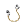 Kép 2/3 - Pandora 14K aranyozott kéttónusú nyújtott biztonsági lánc - 763904C00-05