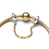 Kép 3/3 - Pandora 14K aranyozott kéttónusú nyújtott biztonsági lánc - 763904C00-05