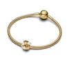 Kép 3/3 - Pandora 14K aranyozott absztrakt hullámok charm - 763915C01