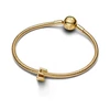 Kép 3/3 - Pandora 14K aranyozott "E" betű charm - 763951C00