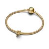Kép 3/3 - Pandora 14K aranyozott "F" betű charm - 763952C00