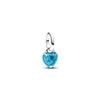 Kép 1/3 - Pandora Me türkizszínű szív mini függő charm - 793827C01