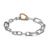 Kép 2/3 - Pandora Me kéttónusú szív karkötő 23 cm - 562527C00-5