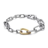 Kép 1/3 - Pandora Me kéttónusú szív karkötő 23 cm - 562527C00-5
