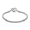 Kép 2/4 - Pandora szegecselt kígyólánc karkötő 16 cm - 592453C00-16