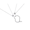 Kép 3/6 - Pandora logó ezüst karkötő cirkóniával 16 cm - 592777C01-16