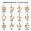 Kép 4/4 - Pandora Skorpió csillagjegy 14k aranyozott charm - 762710C01