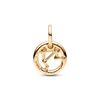 Kép 2/4 - Pandora Mérleg csillagjegy 14k aranyozott charm - 762712C01