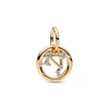 Kép 1/4 - Pandora Mérleg csillagjegy 14k aranyozott charm - 762712C01