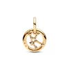 Kép 2/6 - Pandora Szűz csillagjegy 14k aranyozott charm - 762715C01