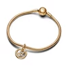 Kép 3/6 - Pandora Szűz csillagjegy 14k aranyozott charm - 762715C01