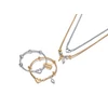 Kép 5/6 - Pandora szegecses mintás 14k aranyozott klip - 762716C00