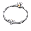Kép 3/4 - Pandora Disney 100. évfordulós Dumbo ezüst és 14k arany charm gyémánttal - 792748C01
