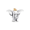 Kép 1/4 - Pandora Disney 100. évfordulós Dumbo ezüst és 14k arany charm gyémánttal - 792748C01