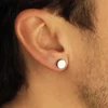 Kép 2/2 - STEELWEAR Berlin férfi fülbevaló 8 mm - SW-652