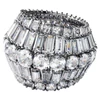 Kép 1/2 - Swarovski Hyperbola koktélgyűrű 58-as méret - 5610392