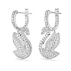 Kép 3/6 - Swarovski Iconic Swan csepp alakú fülbevaló - 5647545