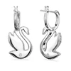 Kép 4/6 - Swarovski Iconic Swan csepp alakú fülbevaló - 5647545
