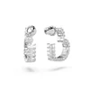 Kép 4/6 - Swarovski Matrix kicsi szív fülbevaló - 5653170