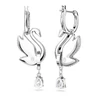 Kép 4/5 - Swarovski Iconic Swan fülbevaló - 5660593