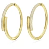 Kép 3/5 - Swarovski Dextera karika fülbevaló - 5671808