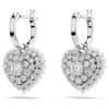 Kép 3/5 - Swarovski Hyperbola szív alakú fülbevaló - 5684384