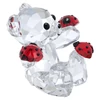 Kép 4/4 - Swarovski Kris mackó Szerencsemackó kristály dísz - 5675983