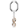 Kép 1/4 - Swarovski Hyperbola végtelenség kulcskarika - 5687996