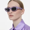 Kép 6/6 - Swarovski Millenia párna alakú lila napszemüveg - 5724503
