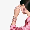 Kép 5/5 - Swarovski Lucent karika fülbevaló - 5680783