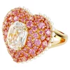 Kép 1/5 - Swarovski Hyperbola koktélgyűrű állítható 55-60-as méret - 5690057