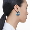Kép 3/3 - Swarovski Lucent karika fülbevaló - 5696038