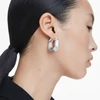 Kép 3/3 - Swarovski Lucent karika fülbevaló - 5696289