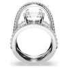 Kép 3/3 - Swarovski Hyperbola koktélgyűrű állítható 50-55-as méret - 5698475