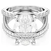 Kép 1/3 - Swarovski Hyperbola koktélgyűrű állítható 55-60-as méret - 5698476