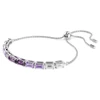 Kép 2/5 - Swarovski Matrix Tennis lila karkötő M-es - 5707199