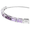Kép 4/5 - Swarovski Matrix Tennis lila karkötő M-es - 5707199