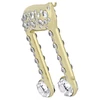 Kép 2/2 - Swarovski Holiday Magic Dupla hangjegy dísz - 5701279