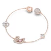 Kép 2/3 - Swarovski Hattyú medál karkötő S-es méret - 5485876